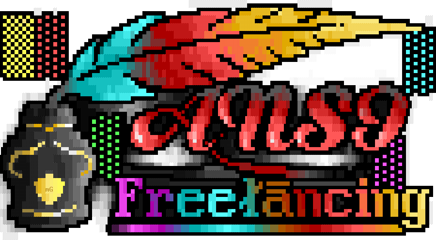ANSI Art Freelancing Logo